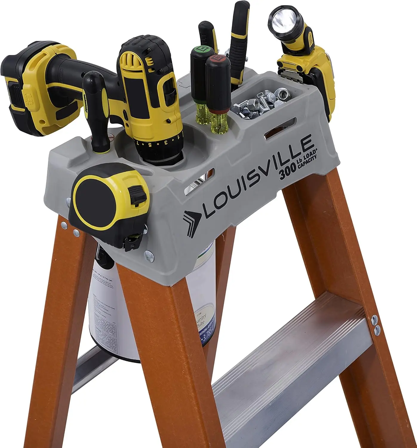 12-Foot Fiberglass Ladder, 300-Pound Capacity