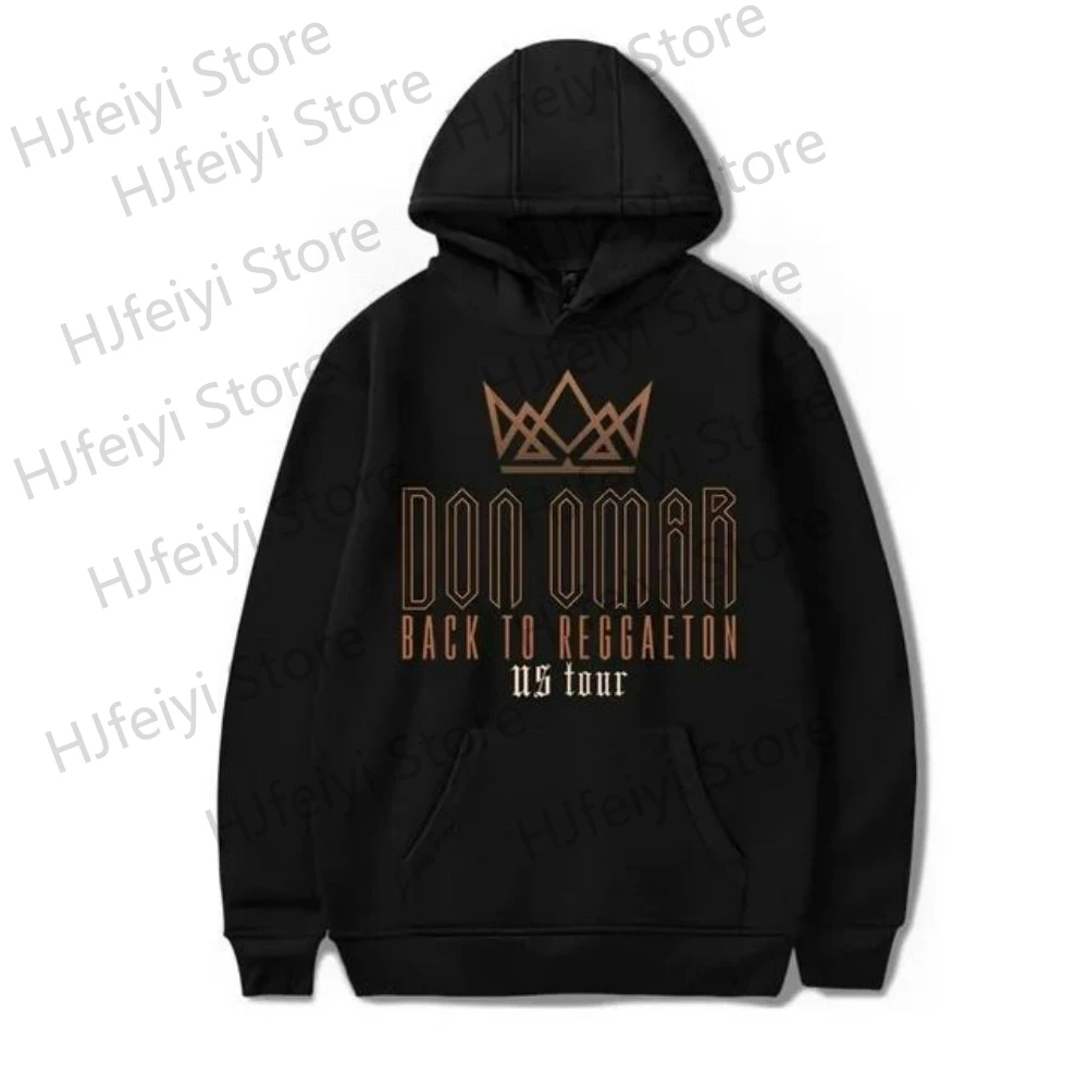 thumbnail image 1 of Sudadera con capucha Don Omar Back To Reggaeton Tour 2024, merchandising de moda para hombres y mujeres, sudadera unisex de manga larga, ropa de calle, 1 of 5