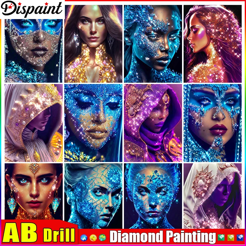 

Алмазная 5D картина «женщина, алмазная жемчужина»