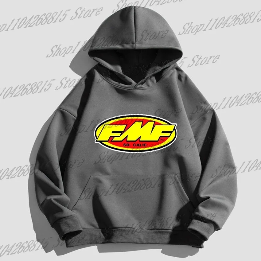 Fmf Printed Men's Cotton Long Sleeve Motorcycle Rider Fleece Jacket Autumn Winter Long Sleeved Sweater