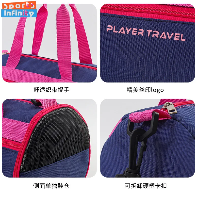 Borsa Da Nuoto A Rete In Poliestere 600D E Nylon, Con Tasca Con Cerniera E Tracolla Regolabile, 45x71 Cm, Per Piscina, Spiaggia, Palestra, Adulti E Bambini - 4