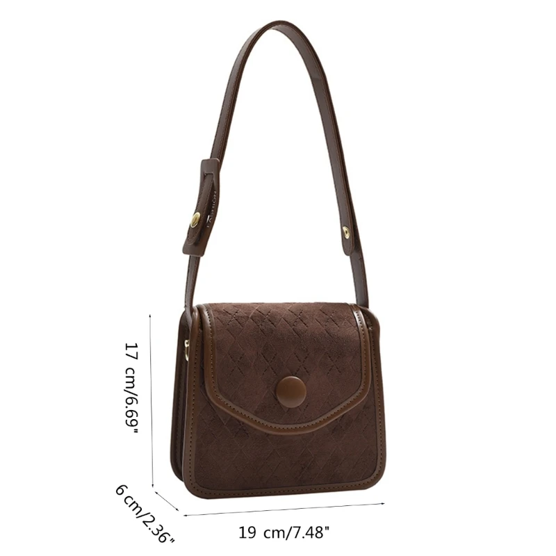 Elegant Vintage Underarm Handbag Women's PU Shoulder Bag for Everyday Use