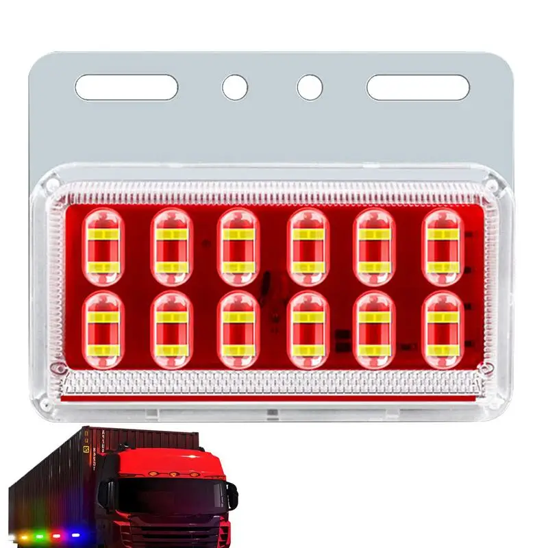 

Marker Lights For Trucks Truck Lights Side Marker Lights 12D Lens Waterproof Trailer Marker Lights For Auto Car Bus