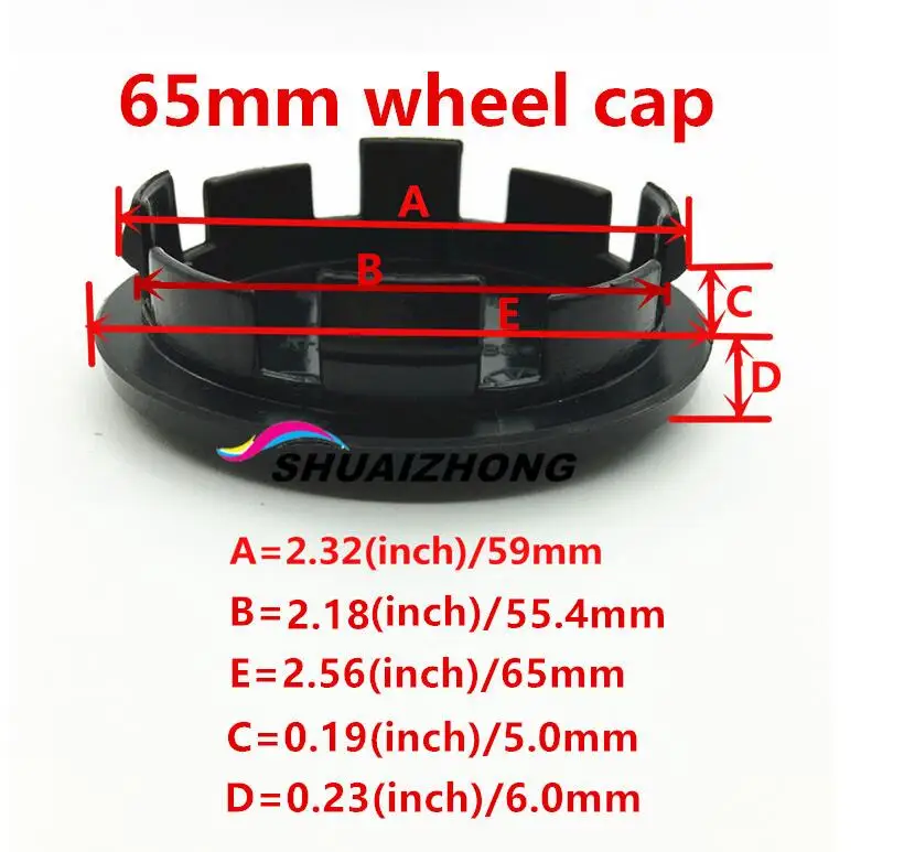 Wheel Center Caps 4pcs 3D For 55mm 56mm 60mm 65mm 68mm 70mm 75mm 76mm Car emblem Wheel hub Center Cap Badge covers sticker Styling