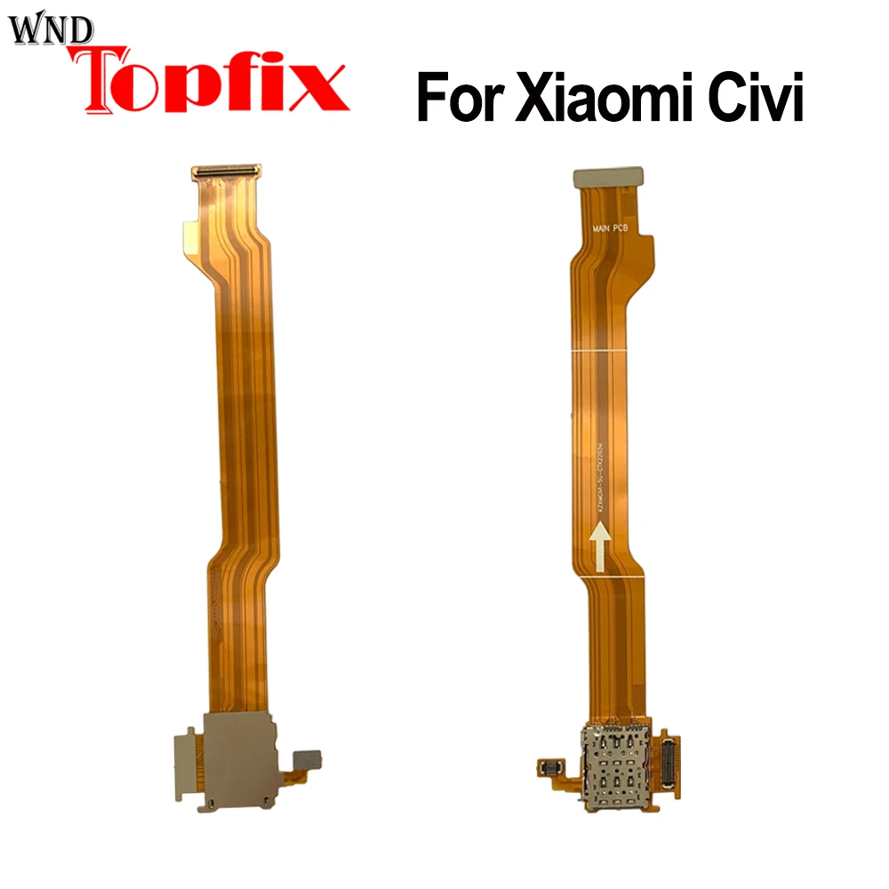 

SIM Card Reader Flex Cable For Xiaomi Civi SIM Holder Connector Board Replacement Parts For Mi Civi 2109119BC