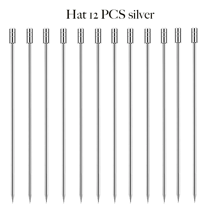 Silver Hat 12PCS