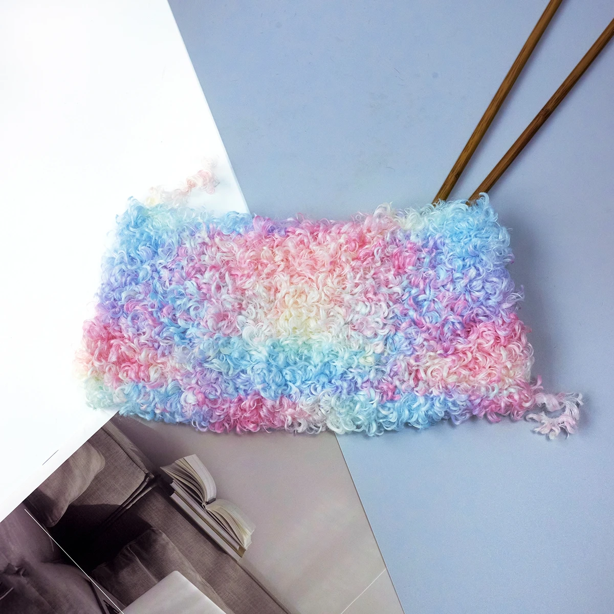 50g Teddy Rolling Ring Circle Handmade DIY Wool Hook Cordon Weaving Scarf Hat Doll Bag Wholesale 5