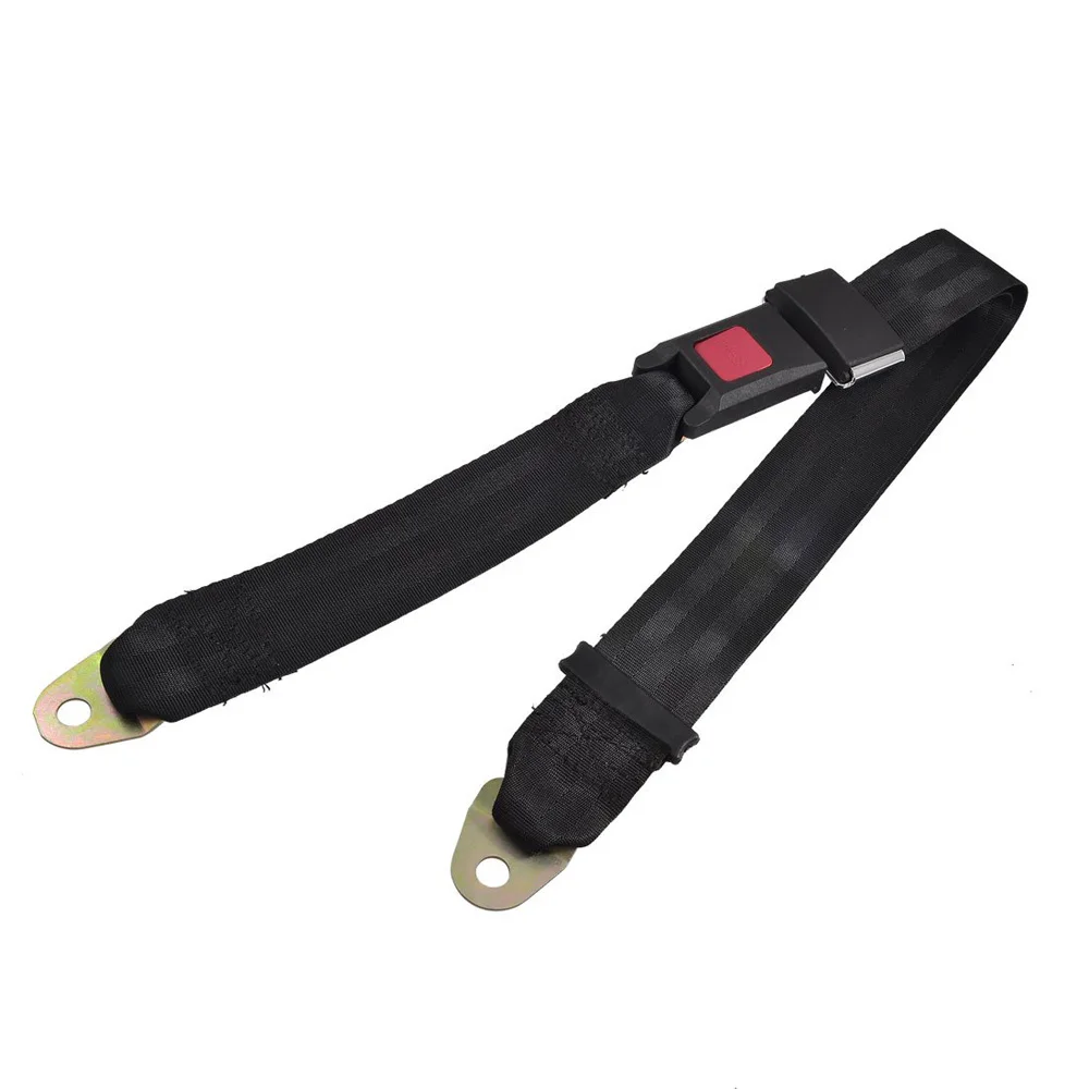 

Black Adjustable Two Point Auto Car Safety Belt Lap
