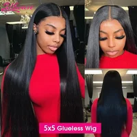 Perruques frontales en dentelle HD Silkwave 30 40 pouces 13x4 13x6, cheveux humains lisses, prêtes à porter, perruques sans colle 5x5 pour femmes noires, brésiliennes 4