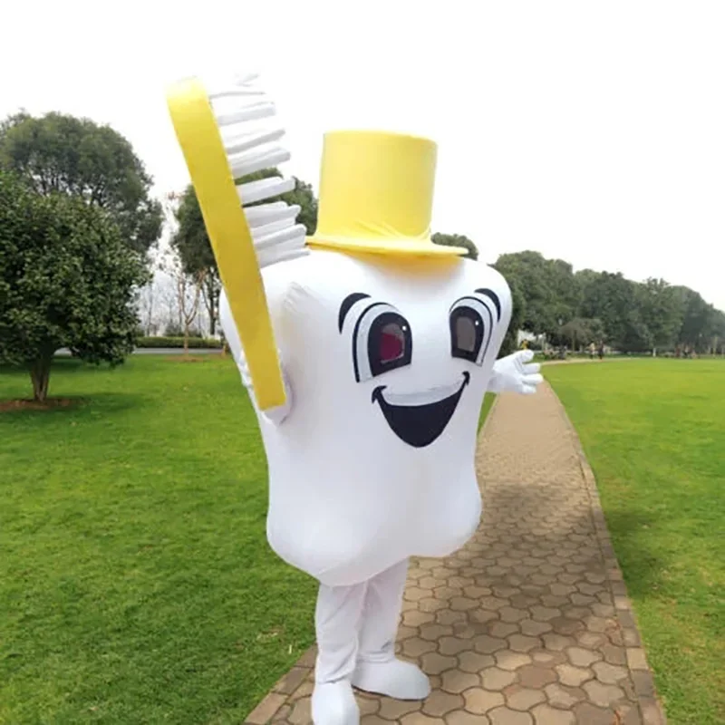 Simbok Dental Mascot Costume Wearable Walking Dental Role Play Cartoon Doll Costume Dental Care Advertising Business Acting Set