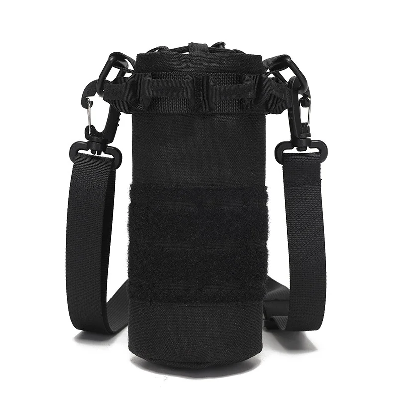 Tactical Molle Water Bottle Pouch Outdoor Sport Hydration Carrier Bag Nylon Travel Kettle Pack with Shoulder Strap 3