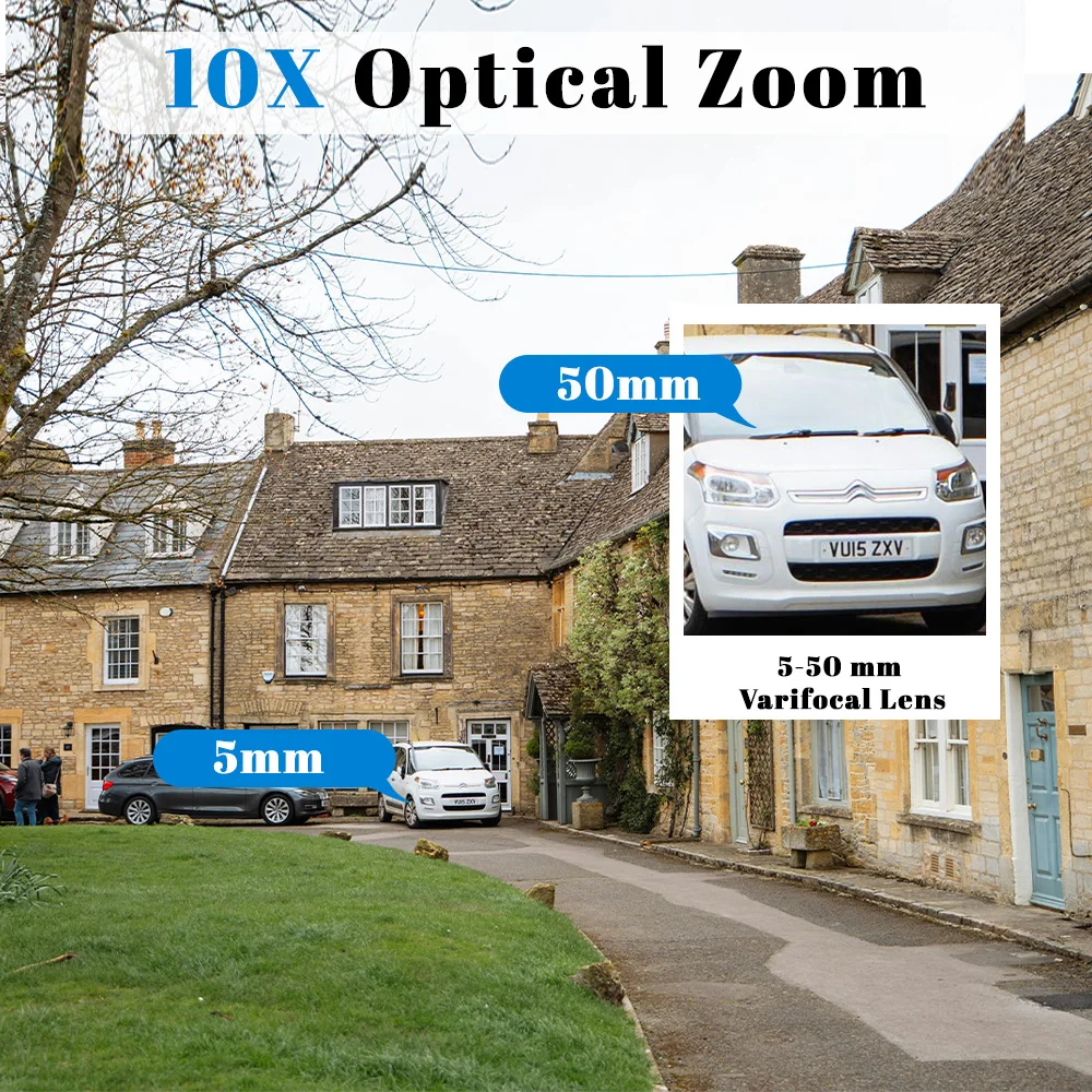 1080P 90FPS USB Camera Module Global Shutter 5-50mm M12 Lens Zoom Plug Play for