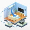 Sunpal 2 Ton 24000Btu Dc Inverter Hybrid Solar Powered Ac Air Conditioner Mini Split Unit For Home Use 4