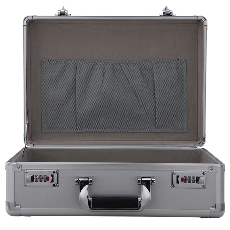 Aluminum Tool Case Suitcase Digital Lens Moistureproof Box Impact Resistant Toolbox Equipment SLR Camera Box With Pre-cut Foam 5