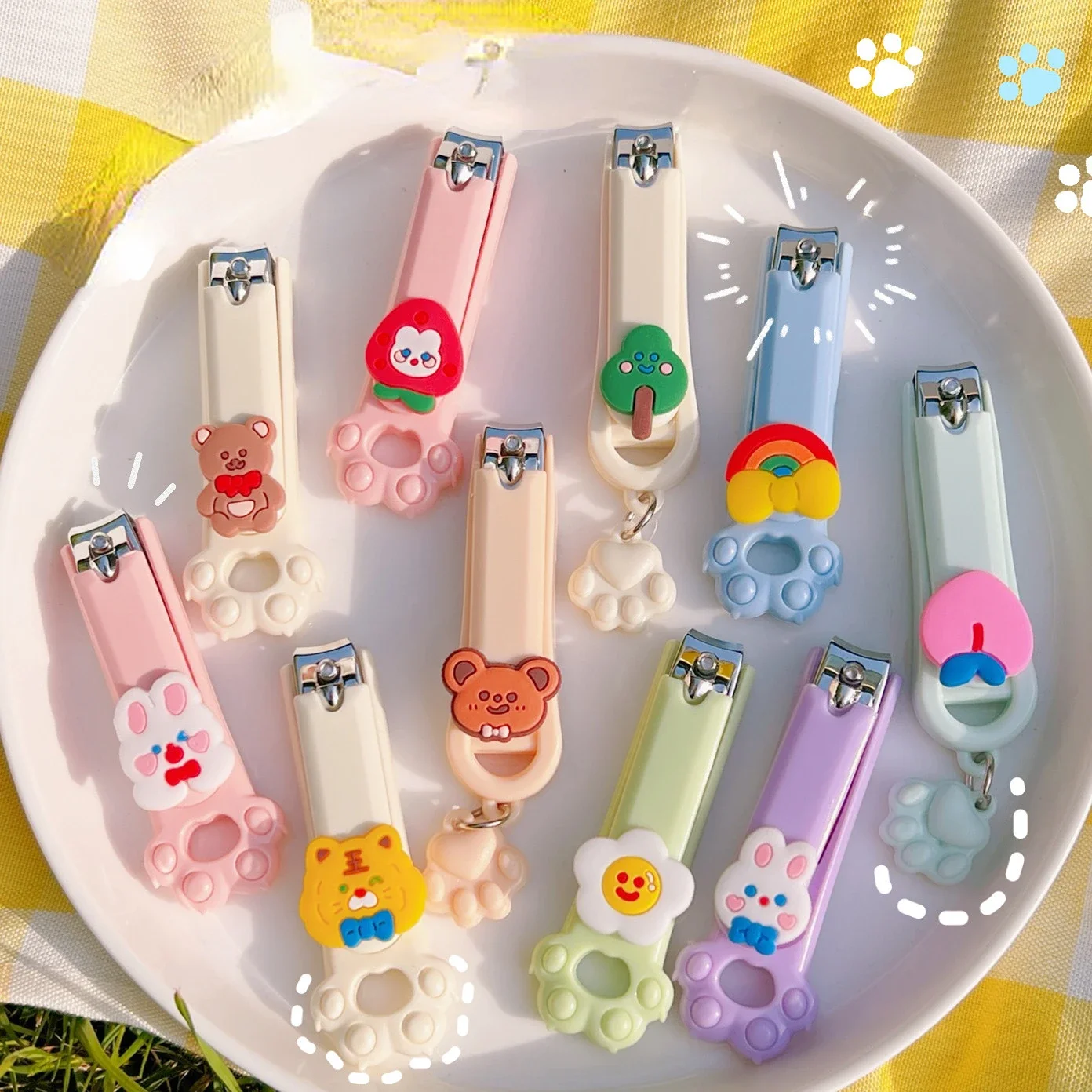 Cute Cartoon Nail Scissor Nail Clippers Cutter Colorful Nail Scissor Clippers Pedicure Toe Trimmer Beauty Makeup Manicure Tools 3
