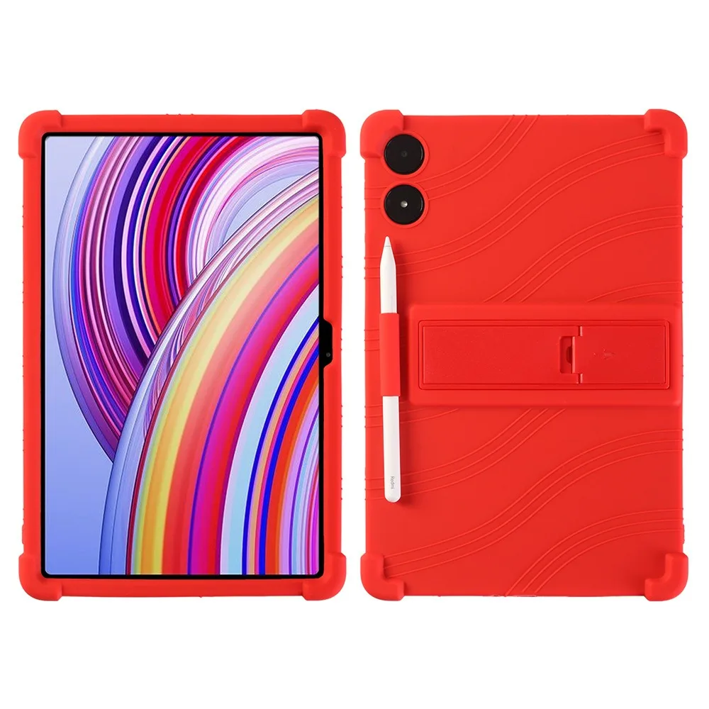 Soft Silicone Shockproof Tablet Case with Bracket