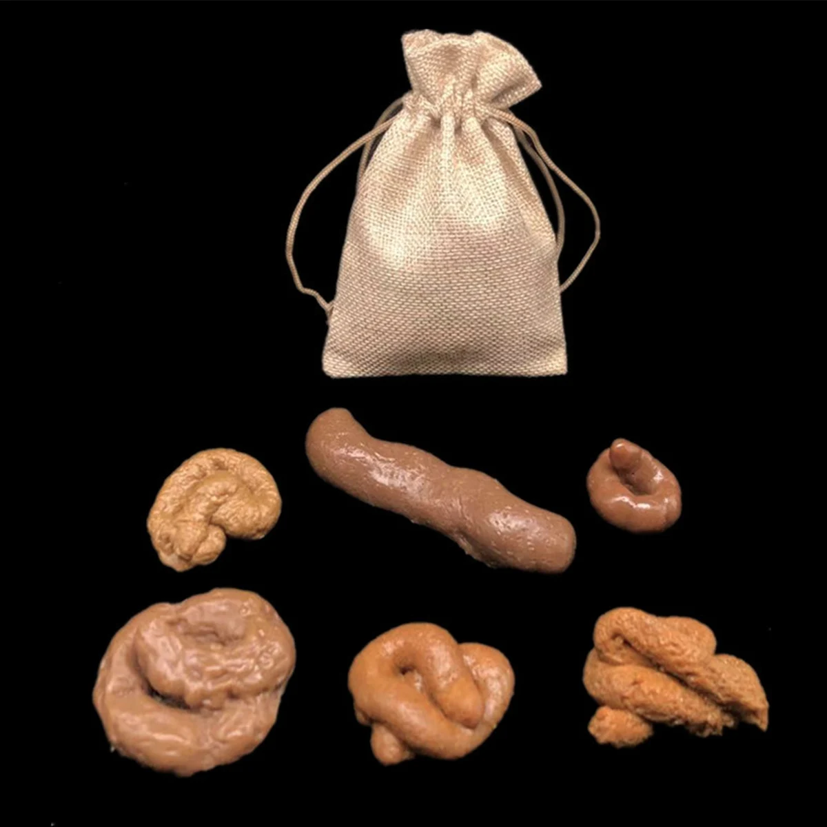6Pcs Realistic Shit Gift Funny Toys Soft Fake Dog Poop Prank Props Antistress Gadget Squishy Toys Joke Tricky Turd Mischief