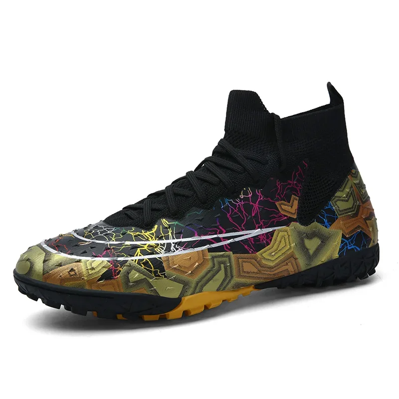 thumbnail image 1 of Botas de fútbol FG/TF para hombre, para entrenamiento en césped, fútbol sala, fútbol sala, botas de fútbol para exteriores para niños, zapatillas profesionales para niños, 1 of 5