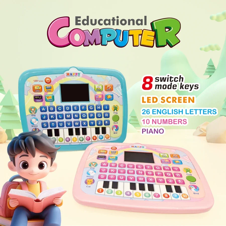 Learning Machine for Kid Talking Language Electric English Toys Electronic Study Game Girls Boys Gift Child Kids Computer