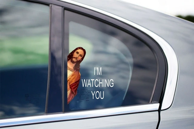 JESUS I SAW THAT! Vinyl Decal Sticker Car Window Wall Bumper God Christ  FUNNY