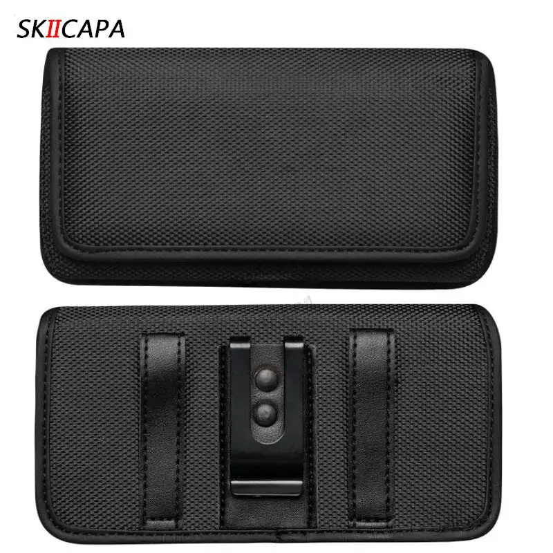 Oxford Cloth Belt Clip Holster Cover - Waist Bag Phone Pouch Case