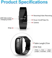 Original Camera Watch 1080P HD mini Camera Wristwatch, Secret Recording No Sound No Light, Comfortable Wear for Business Meeti - Image 5