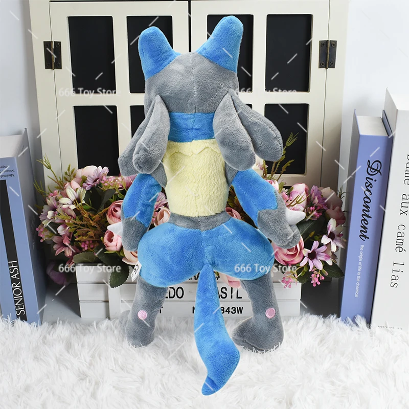 Lucario Mega Evolução Pokémon Pelúcia 26cm Pronta Entrega