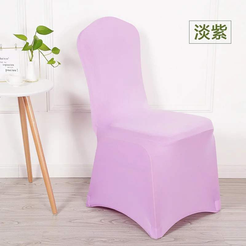 Elegant Red and White Elastic Chair Cover