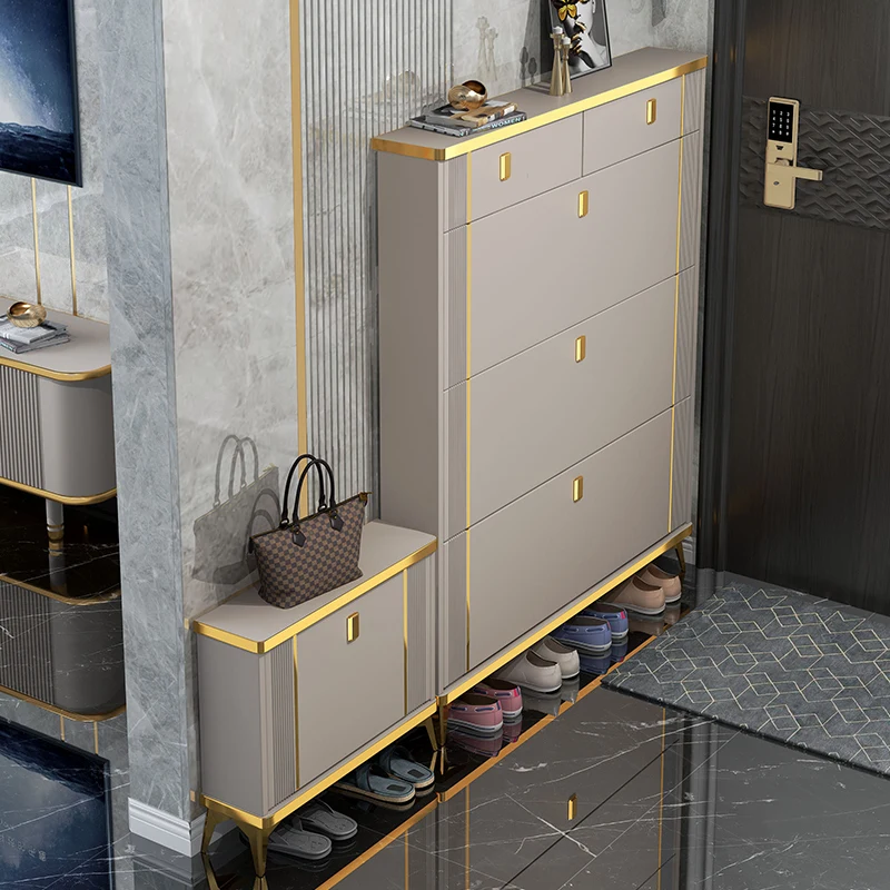 

Slim Shelves Shoe Stand Luxury Drawers Corridor Entrance Hall Narrow Shoe Shelf Crossbody Bags Show Sapateira Home Furniture