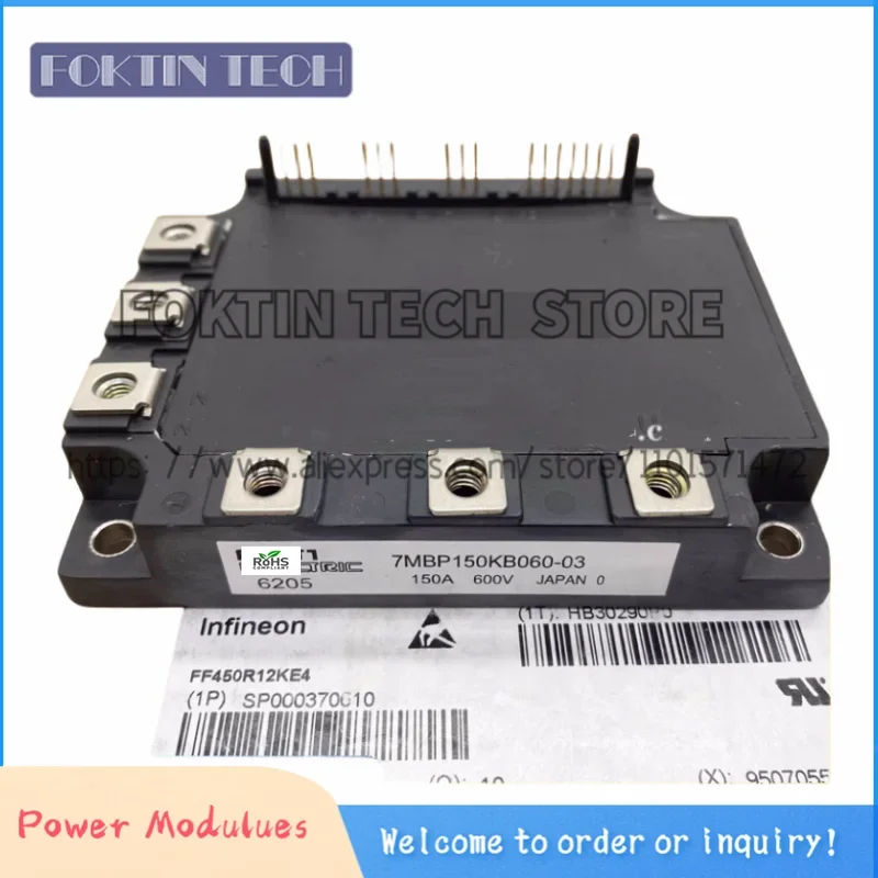 

7MBP50KB060 7MBP75KB060 7MBP100KA060 7MBP100KB060 7MBP150KB060 7MBP150KA060 7MBP150KB060-03 New Module