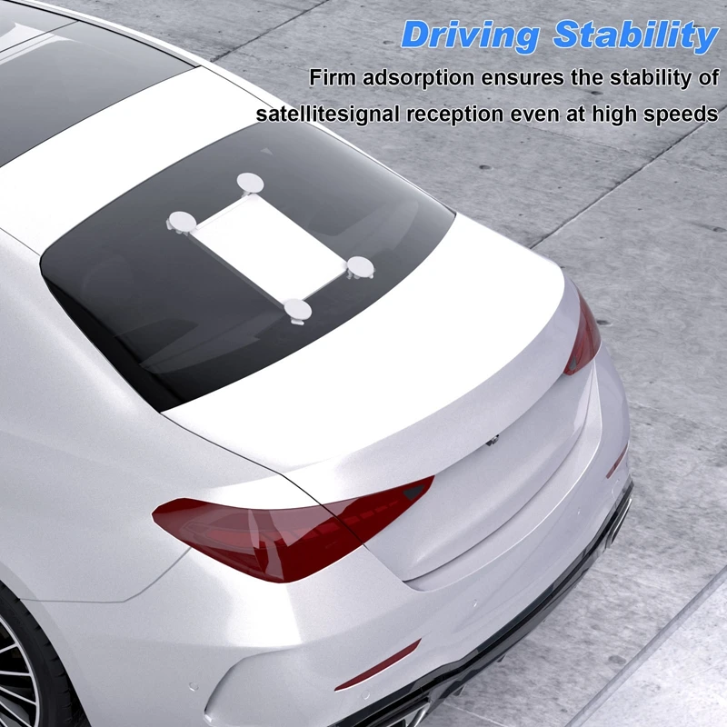 【Clearance Markdowns】 Starlink Mini Support for RV Yacht Car Sunroof/Front Window/Rear Metal Suction Cup Mount Bracket Kits Starlink Accessories.