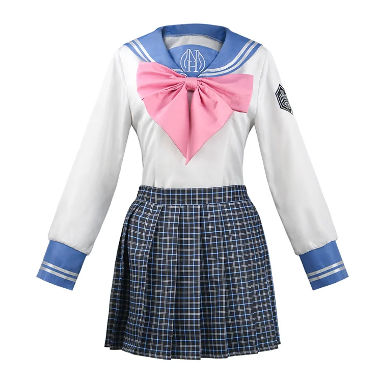 Danganronpa: Sayaka Maizono | Blue Sailor Uniform Cosplay Costume 17 Danganronpa Sayaka Maizono Sailor Uniform Cosplay Costume