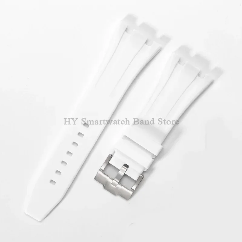 Rubber Waterproof Wristband with Metal Buckle