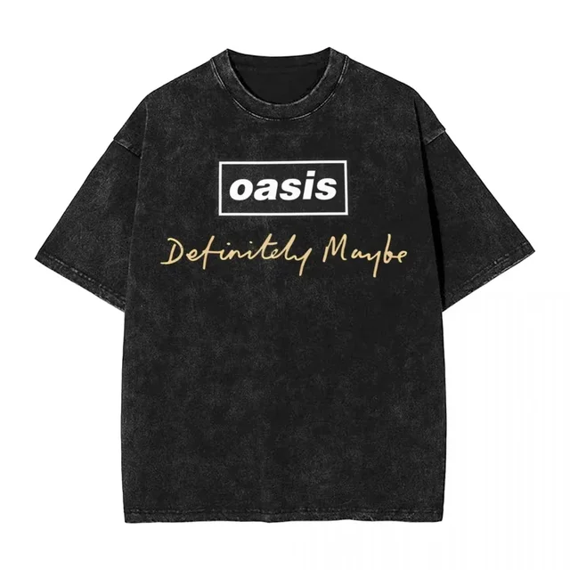 oasis Tシャツ Hip Hop Street Men's T-shirt OASIS Live 25 Tour 2025 Vintage