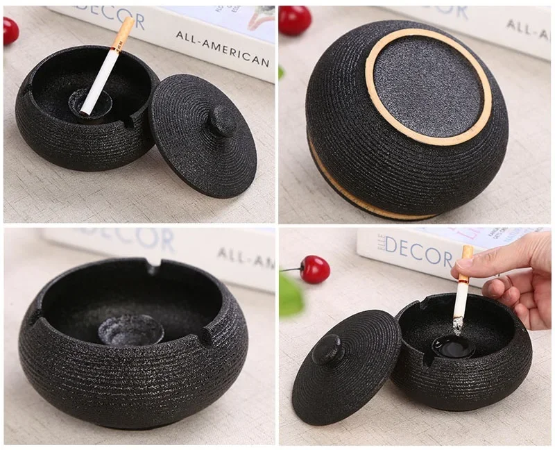 Ceramic Smoking Ashtray with Lid Bongs in Australian