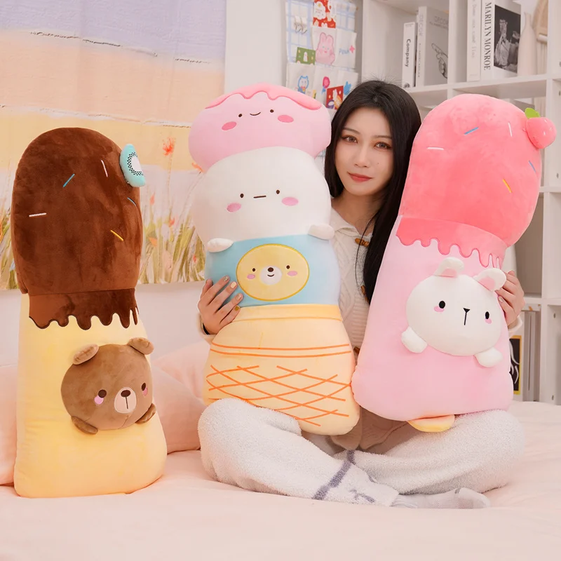 

75cm Soft Throw Pillow Cute Japanese Style Kawaii Back Cushion Decorative Pillows For Sofa Bed Plush Toy Gifts For Children Girl