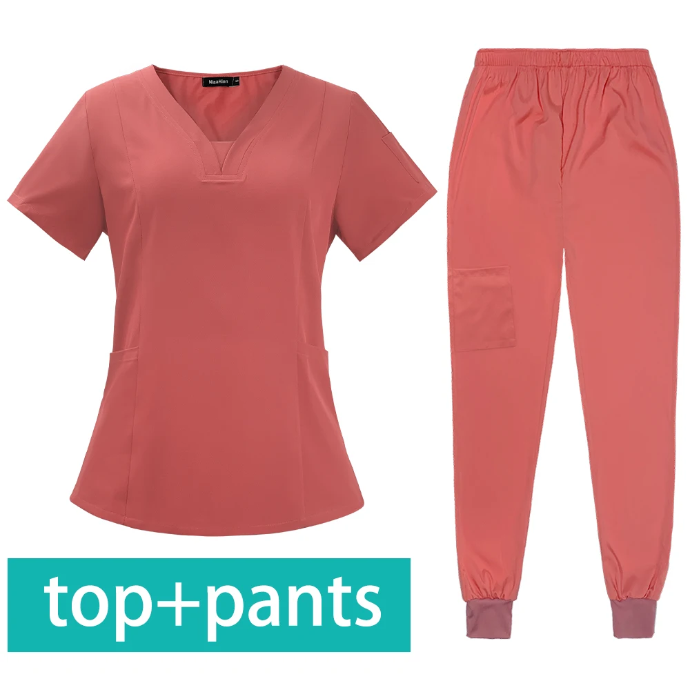 Jogger Sports Suit High Quality Solid Color Women's New Medical Operating Room Medical Uniform Scrubs Doctor Nurse Suit Unisex medical uniform