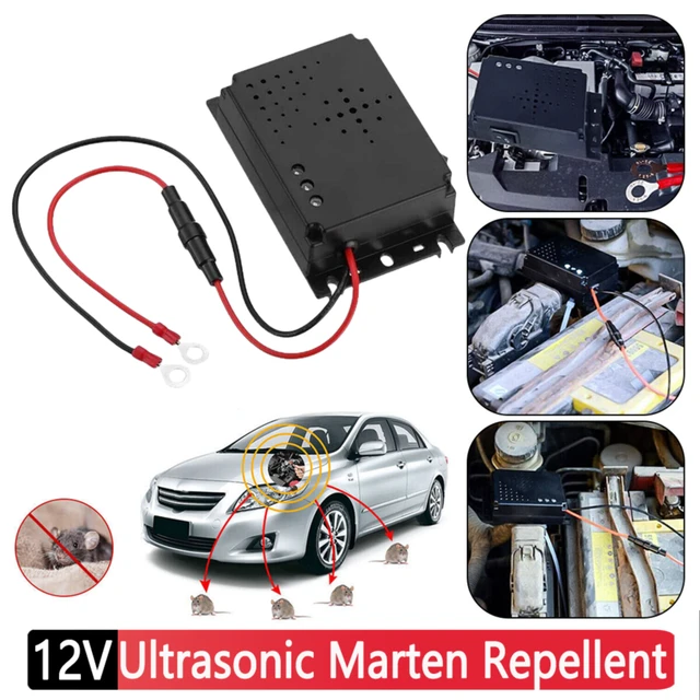 Ultrasonic Car Repeller Non-Toxic Electronic Mouse Defense Keep