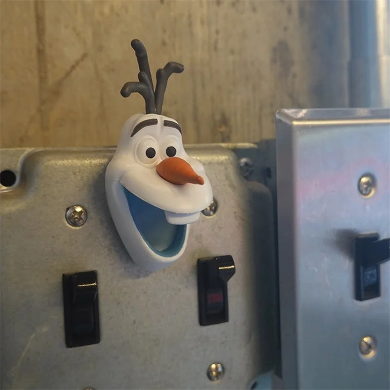 Cache interrupteur Olaf La Reine des Neiges - Déco enfantine