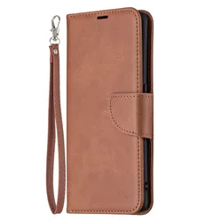 Luxury Magnetic Buckle Flip Leather Wallet Case for Oppo Reno 5F (Brown)