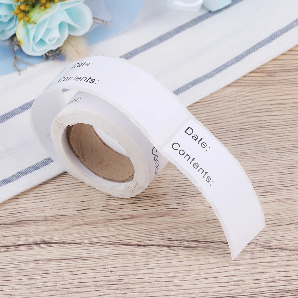 

125 Pcs/Roll Hand Soap Label Freezer Food Labels Removable Reminder Stickers Blank White