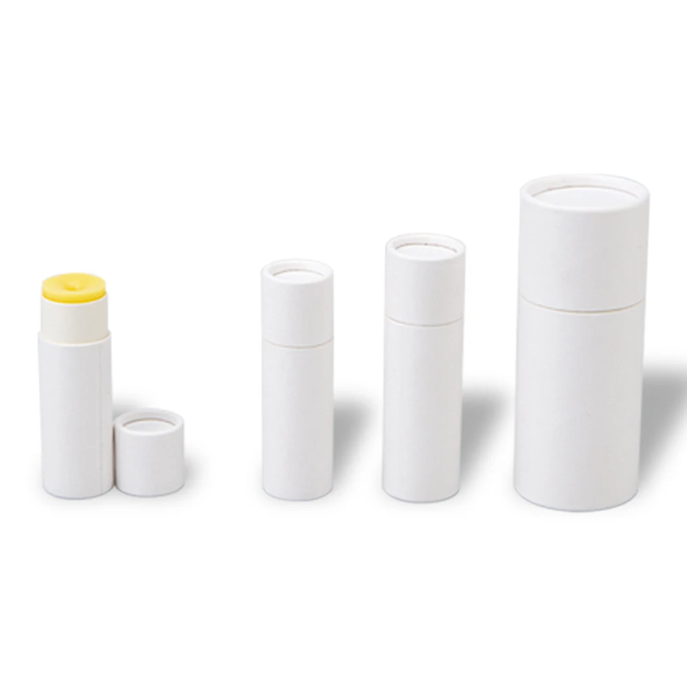 Custom Design Paper Packaging Tube Empty Lip Balm Tube,Retailed Round