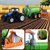 RC car toys RC Farm Tractor Trailer 1/24 2.4G Remote Control Engineering Construction Truck Farming Machine children boys gift 6