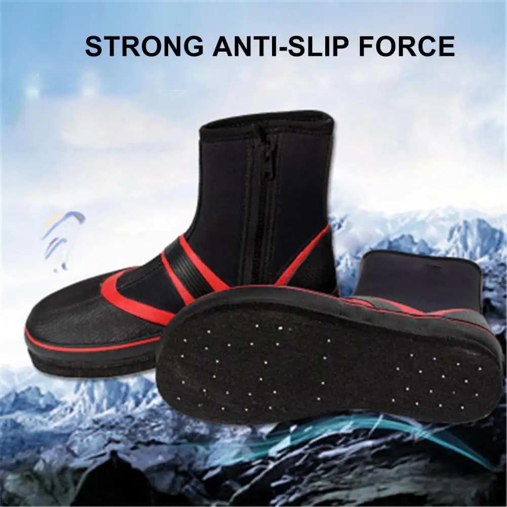Rain Boots Fishing Waterproof Hiking Boots Portable Exquisite Stable 1 Pair Spikes Felt Rain Shoes