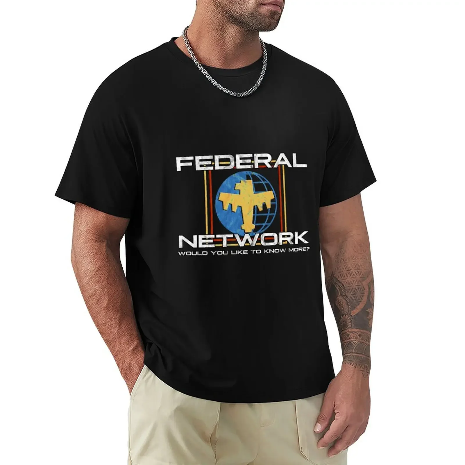 

Federal Network logo T-Shirt plus sizes tees mens big and tall t shirts