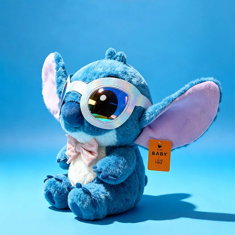 دمية ستيتش (Stitch) الإصدار الأنيق - بالنظارات الع...