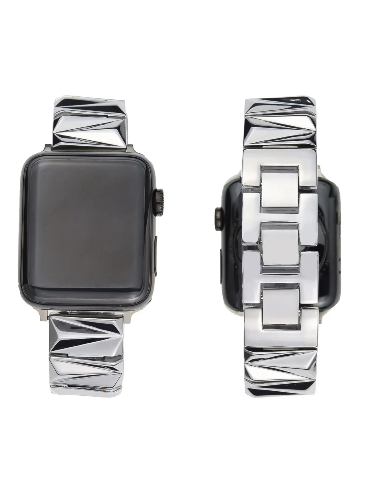 Kellon ranneke iWatchille 42/44/45/46/49mm 38/40/41mm Metal Fashion kellohihna Watch Series Ultra2 -sarjalle 10/9/8/7/6/5/4/3/2/1_voghion.com