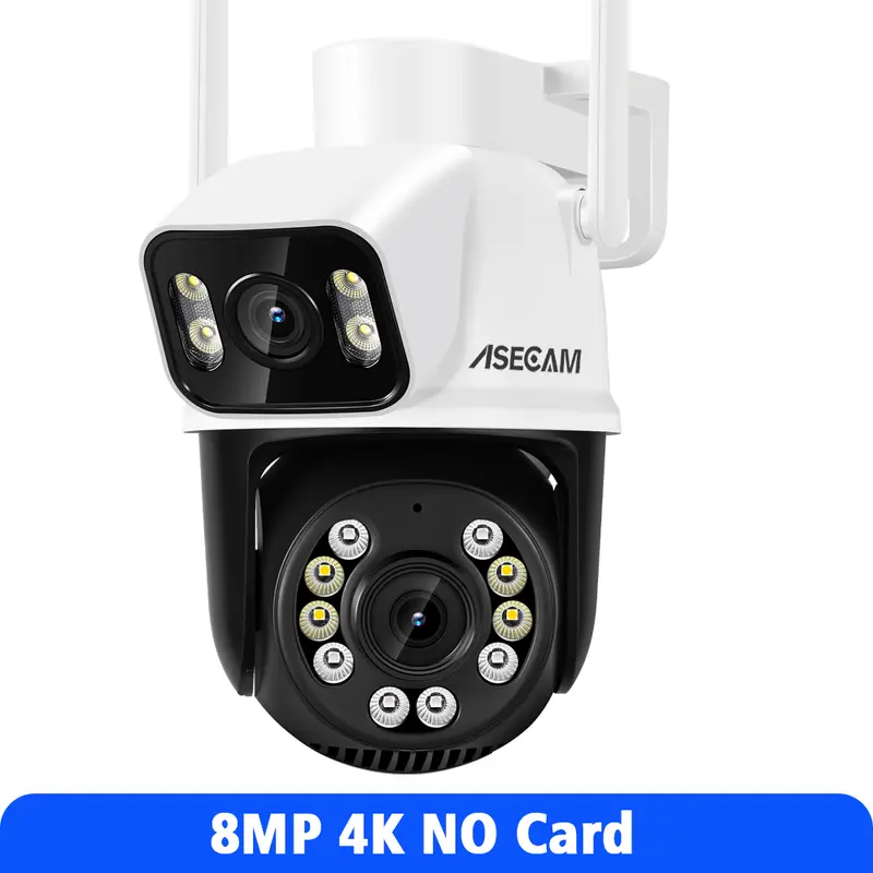 8MP 4K Wifi Camera PTZ Dual Screen AI Human Detection Auto Tracking Outdoor ONVIF CCTV Security Surveillance Camera ICSee - Image 9