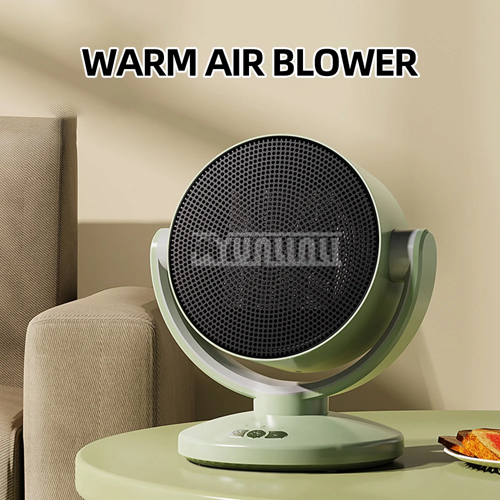 

1800W Electric Heater Household Portable Warm Air Blower Heater Cooling and Heating Dual-use Shaking Head