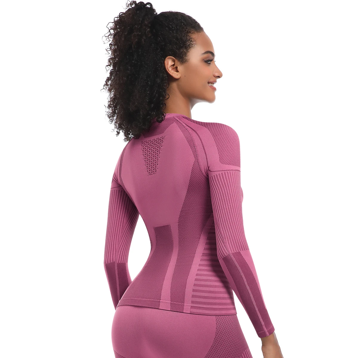 New Yoga Shirts For Women Long Sleeve Skiwear Winter Fitness Running Gym  Clothes